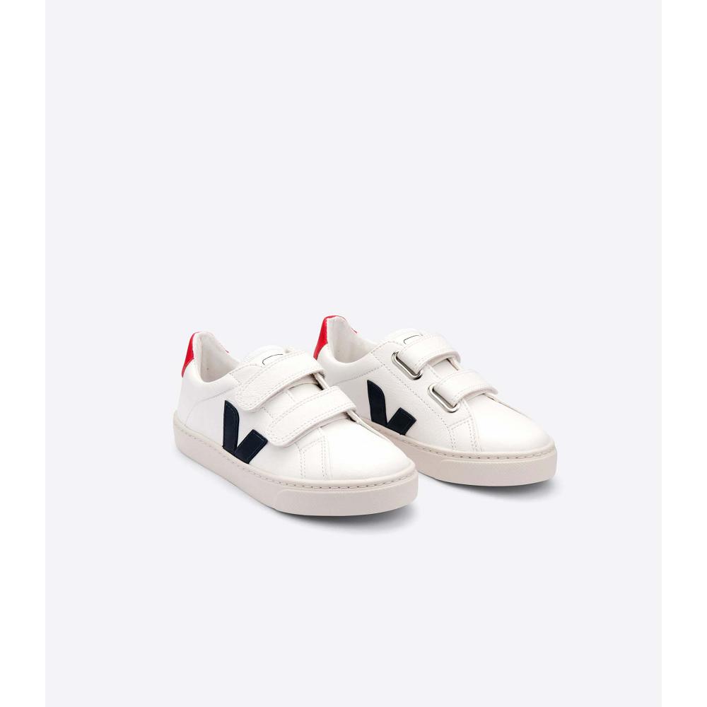 Αθλητικά Παπούτσια παιδικα Veja ESPLAR CHROMEFREE White/Black/Red | GR 835PJJ